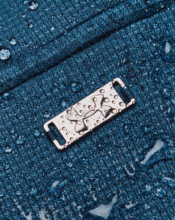Women's UA Storm SweaterFleece ½ Zip, Blue, pdpMainDesktop image number 4